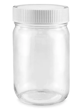 Load image into Gallery viewer, 16oz glass mayo jar
