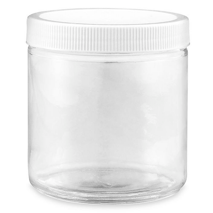 16oz glass jar with lid