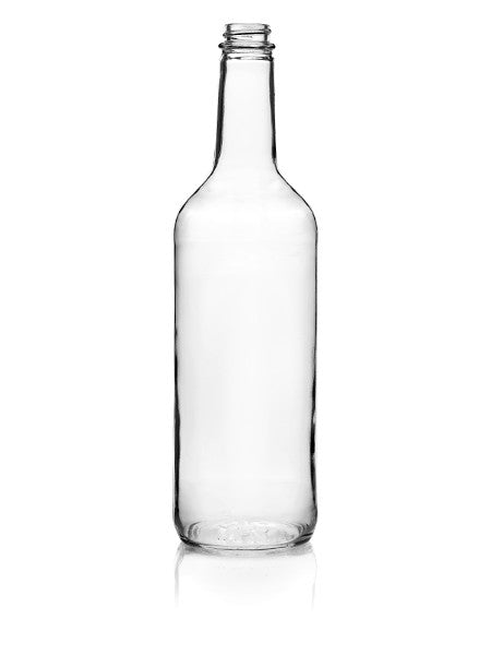 26oz tall glass bottle