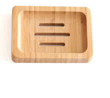 Load image into Gallery viewer, Bamboo soap dish - rectangle
