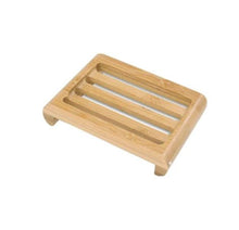 Load image into Gallery viewer, Bamboo soap dish - elevated rectangle
